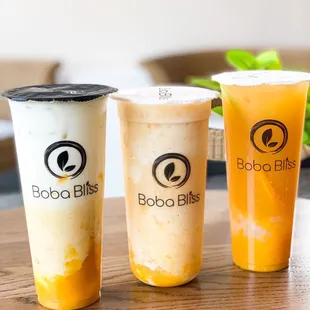 seasonal mango series! (Mango Milk Bar, Mango Cloud, Summer Mango Green Tea)