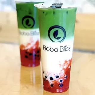 Strawberry Matcha Latte