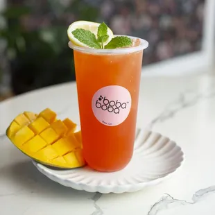 Mango Dragon fruit refresher