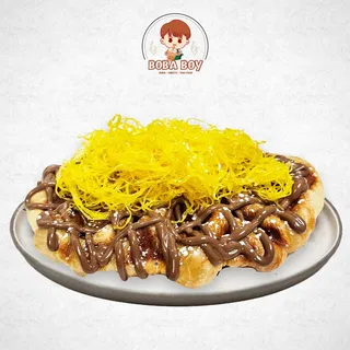 Nutella - Golden Egg Yolk Threads Croffle