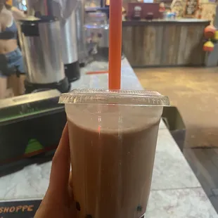 Black Boba Milk Tea