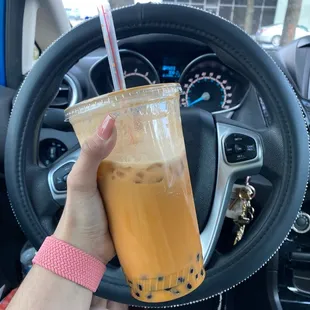 Thai boba tea