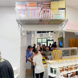 customers waiting for their order at the counter