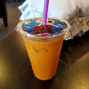 Milk Thai Tea. $3.95