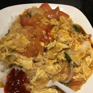 Tomato Egg Over Rice