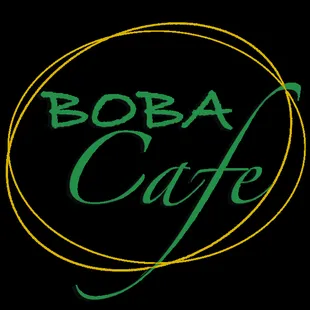 the logo for boba cafe