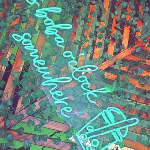 Boba neon photo background.