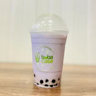 a cup of bubble tea