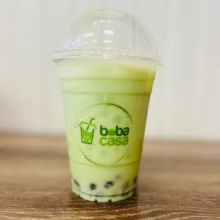 a cup of bubble tea