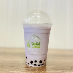 a cup of bubble tea