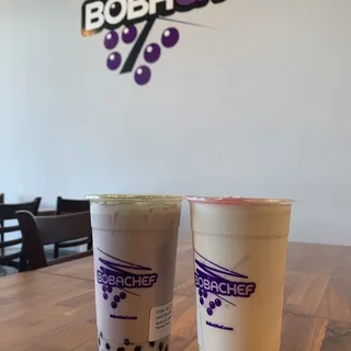 Iced Taro Milk Tea