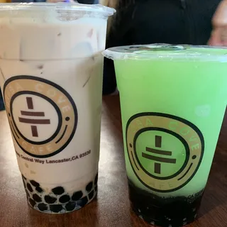 Pomegranate Milk Tea