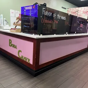 Very clean boba bar