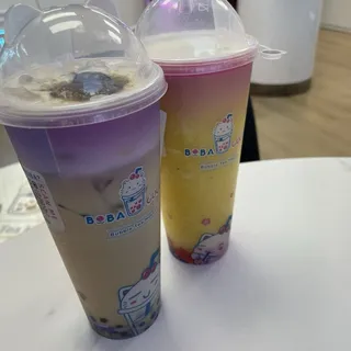 Fire Cream Brulee Milk Tea