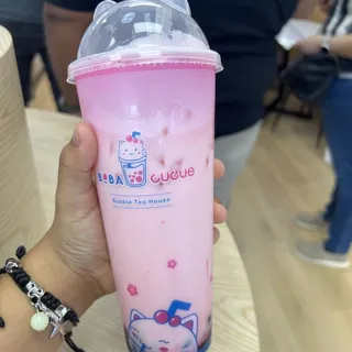 Dragon Fruit Milk Bubble