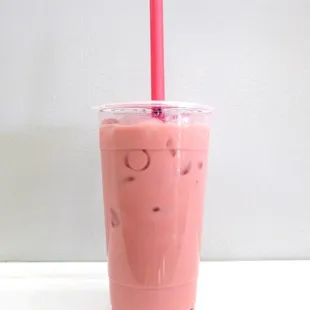 Strawberry milk tea