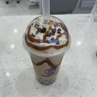 Caramel frappe