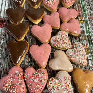All hearts donuts is ready for pick up