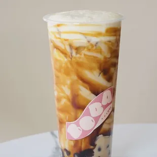 Dirty milk tea