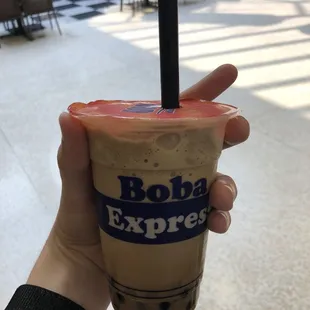 Small Mocha Smoothie with Boba