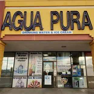 We are located inside Agua Pura