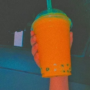 Mango Boba Tea