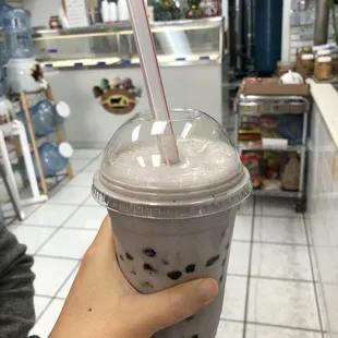 My husband ordered Taro flavor