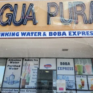 the front of a restaurant