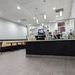 Counter and interior