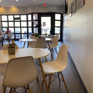 tables and chairs