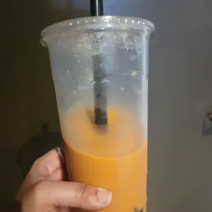 Tiger milk tea 25% sweetness