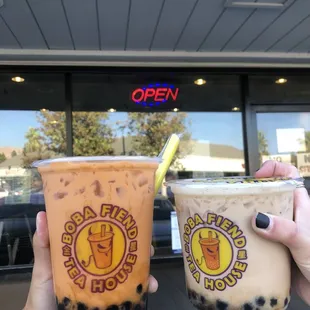 Milk Tea and Tiger Milk Tea