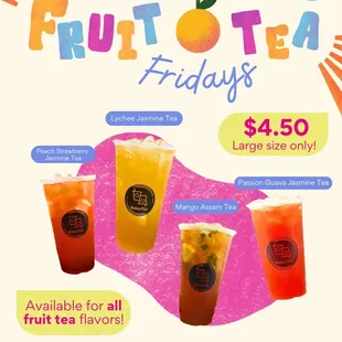 Fruit-Tea Fridays!!