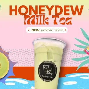 NEW SUMMER DRINK!! -- HONEYDEW MILK TEA
