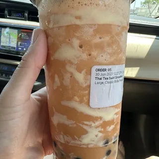 Thai Tea Swirl Smoothie