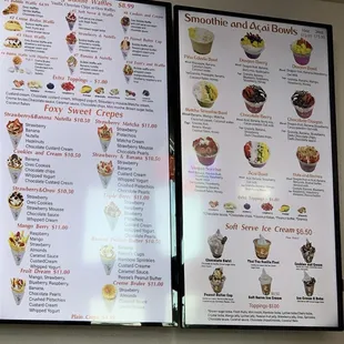Menus