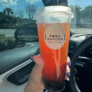 Strawberry Fields with Tapioca Boba