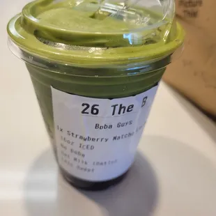 a green smoothie