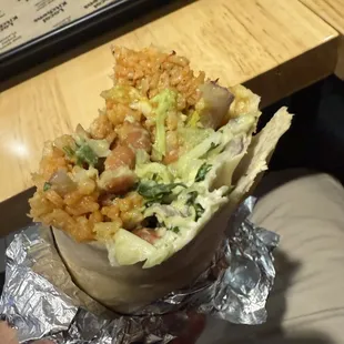 Grilled Chicken Burrito