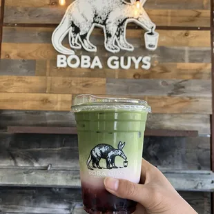 Strawberry Matcha Latte