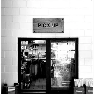 Convenient Pick Up Counter.