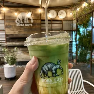 Caramel Matcha Latte