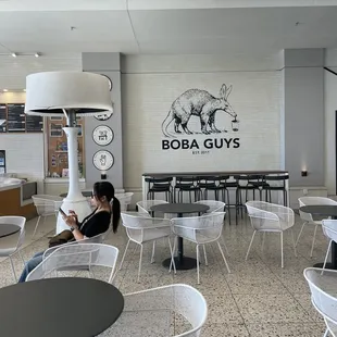 Outdoor seating area