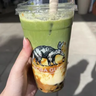 Caramel Matcha Latte