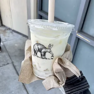 Oolong milk tea- just tastes like milk!!!