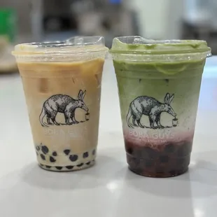 Strawberry Matcha Latte