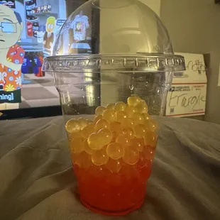 Mango Popping Boba Strawberry Popping Boba