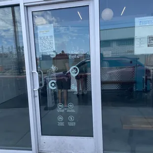 Front door to walk in