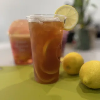 Hand punch Lemon Tea