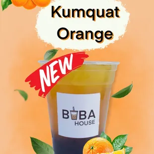Summer is coming Newly released fruit teaOrange Kumquat TeaSuper refreshing for summer